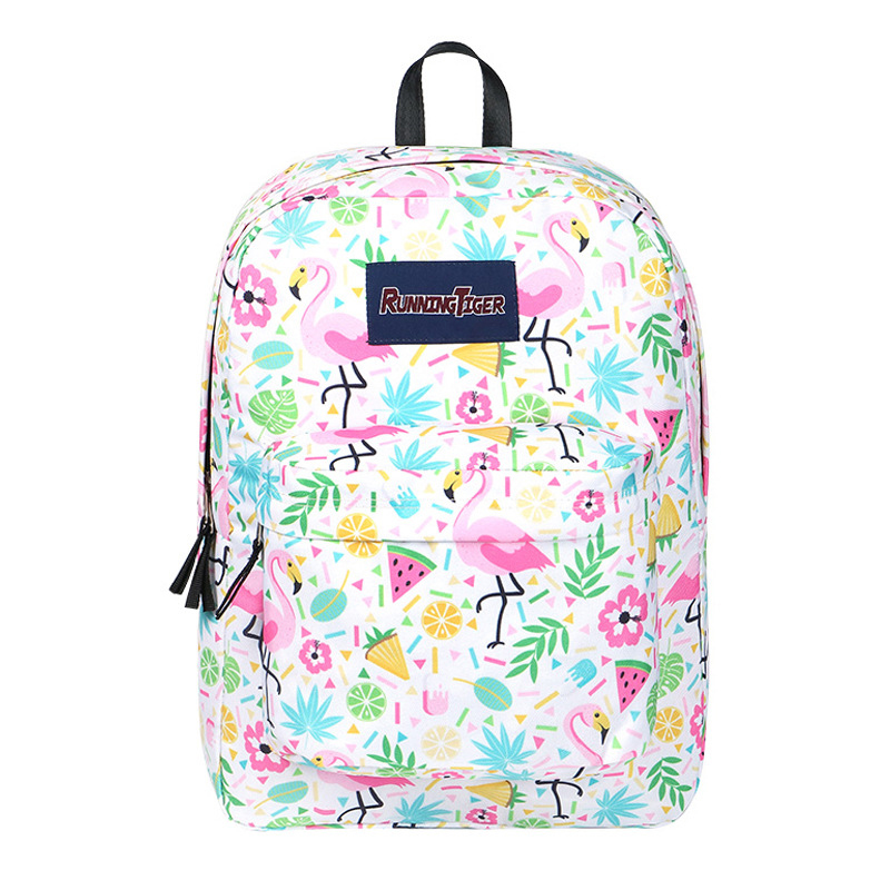 School Boekentas Flamingo Cartoon Kinderen Rugzak Jongen Meisje School Book Tassen Cadeau Voor Kids Rugzakken Mochila