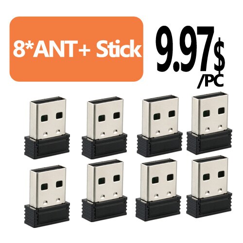 Adaptador de palo USB ANT +, Sensor transmisor para entrenamiento de bicicleta, para Garmin Zwift Wahoo Bkool TACX Onelap