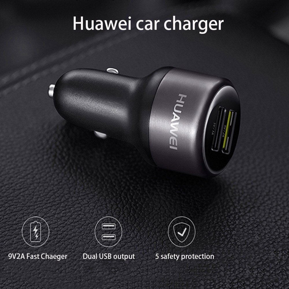 Cargador de Metal para coche Huawei, dispositivo de carga rápida FCP para Huawei P30 P20 P10 P9 Plus Mate 30 20 10 9 8 Pro Lite Honor V20 V10