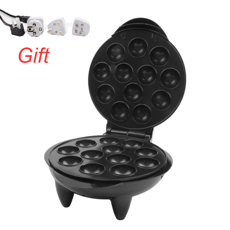 220V EU Mini Electric Cupcake Maker Muffin Small Cup Lollipop Cake Baking Machine Waffle Breakfast Pan Eggs Tart Ball Oven: Default Title