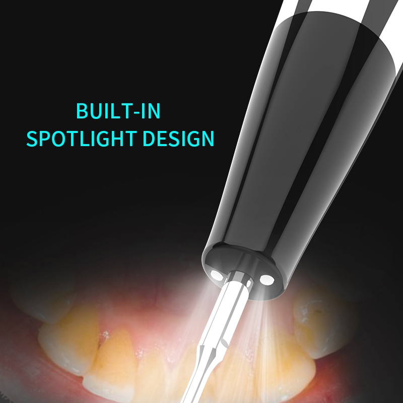 Ultrasonic Dental Calculus Plaque Remover Electric Tooth Scraper Cleaner Tartar Remove Dental Calculus Ultrasonic Teeth Cleaning