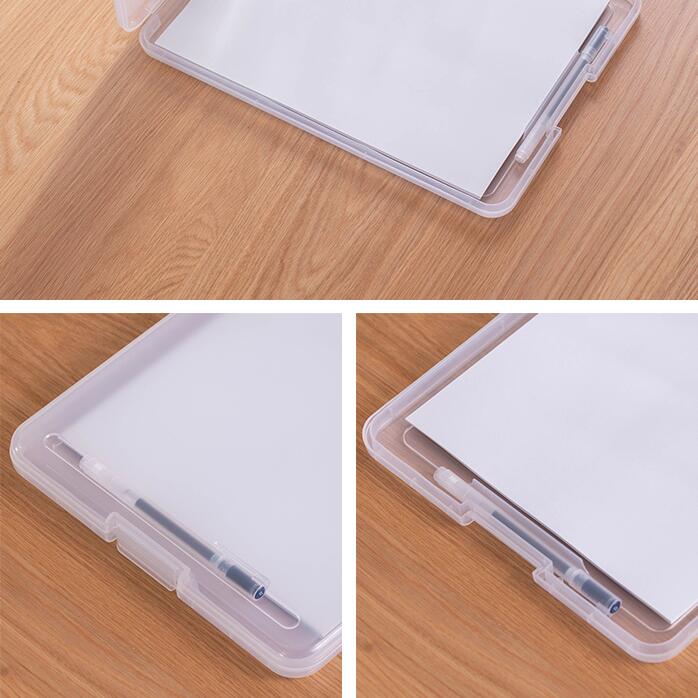 Sharkbang wielofunkcyjny A4 Wordpad teczka tablica robić pisania klip z otwór na długopis organizer na biurko schowek papiernicze