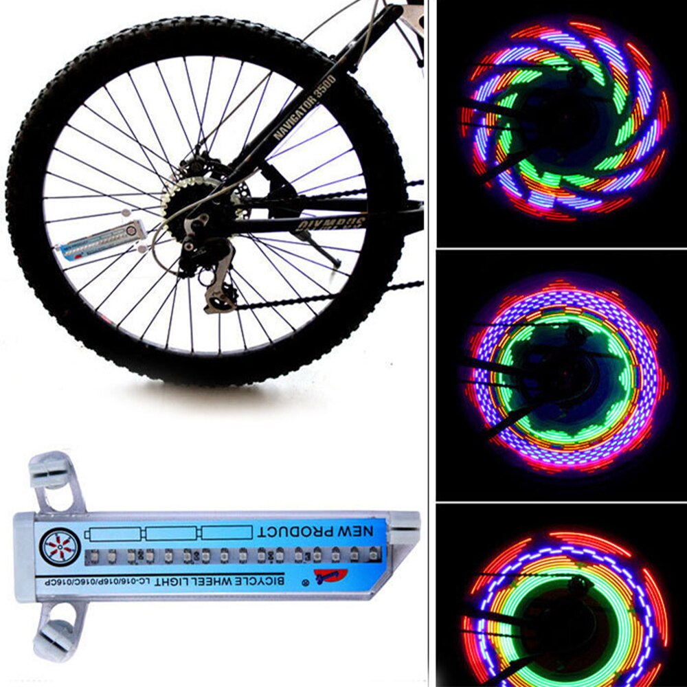 Fietsen Wheel Spoke Licht Kleurrijke Fiets Motorfiets Lichten Bike Waterdichte 32 LED Outdoor Lamp Fietsen Accessoires