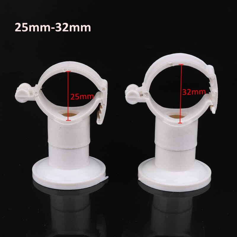 4pcs 20mm 25mm 32mm 40mm PVC Pipe Clamp Support Bracket Water Pipe Connector Garden Irrigation System Fittings PPR Pipe Clip