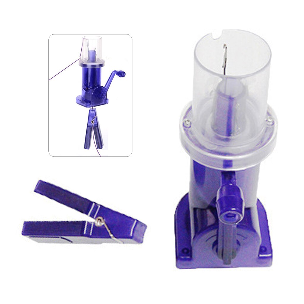 Hand Knitting Machine Embellish Knitting Machines Loom Plastic Spool Knitter Wool Winder Craft Bracelet Weave Tool