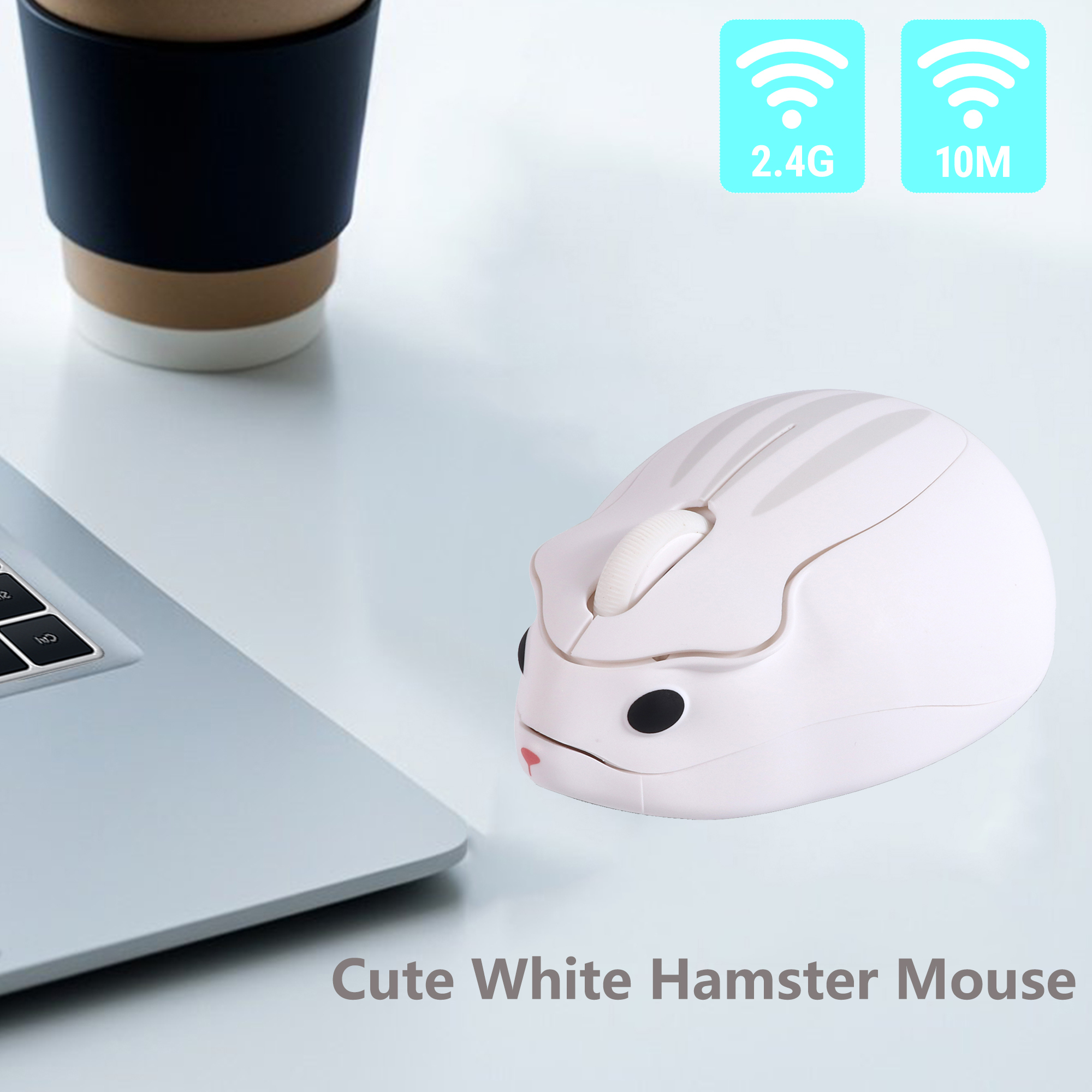 Nette Karikatur Bluetooth + 2,4G Hamster Maus Ergonomische 3D Optische Kreative freundlicher Sekretariat Heimat Computer Mäbenutzen für PC Laptop