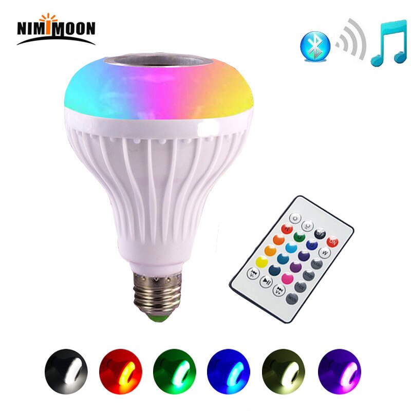 Led 5w 10w rgb magische lamp  e27 15w bluetooth slimme lamp kleurveranderende gloeilamp slimme huisverlichting compatibel met ios/android