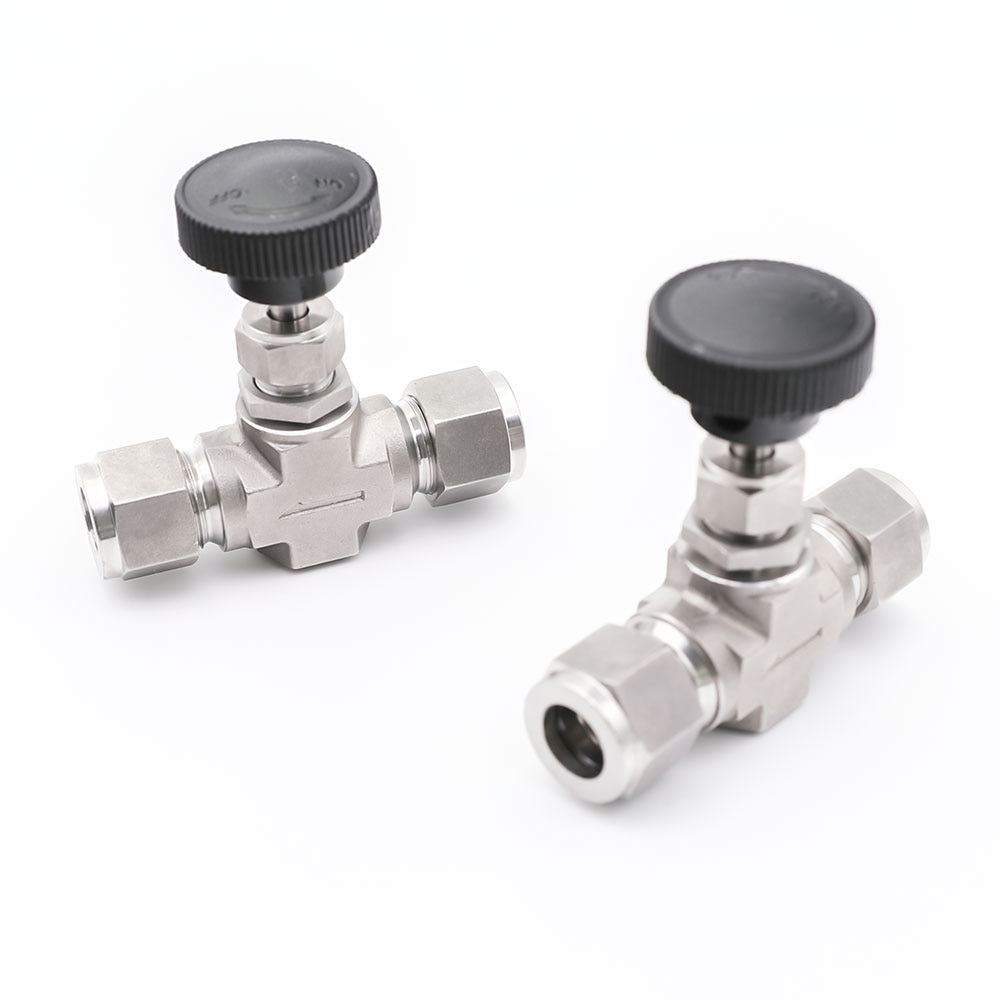 1/8" 1/4" 3/8" 1/2" Inch Tube OD SS304 316 Plastic Handle Compression Connector Fitting Kitchen Shutoff Switch Ball Needle Valve