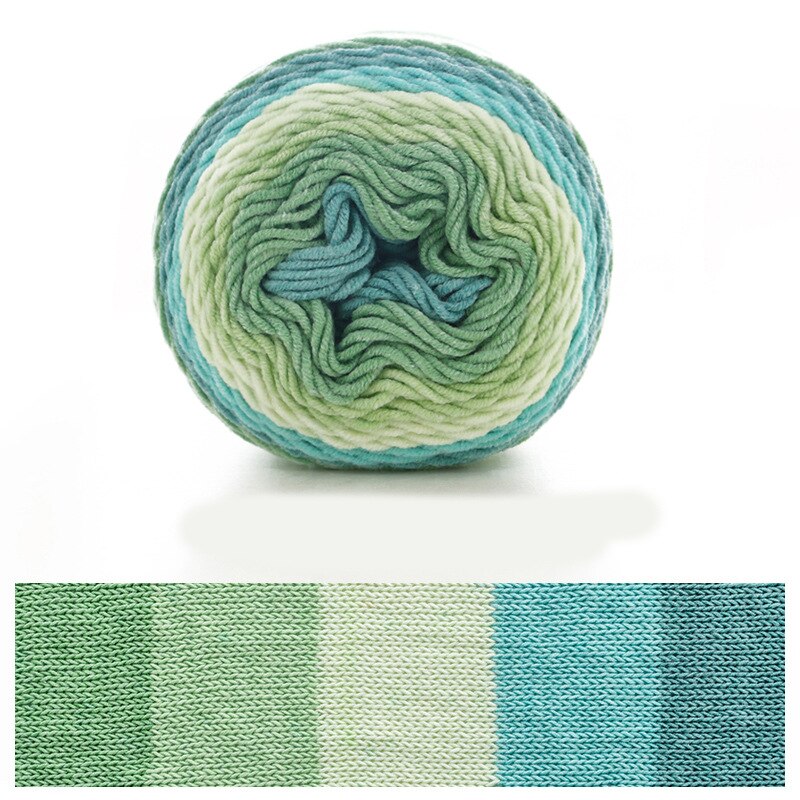 100g 5 Strands Of Rainbow Cotton Handmade DIY Woven Yarn Doll Pillow Blanket Milk Cotton Yarn TJ2190: 9