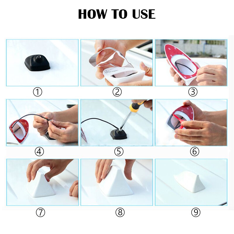 For Nissan Qashqai X-Trail X Trail J10 J11 T31 T32 Car Waterproof Shark Fin Roof Antenna Radio Signal Aerials Exterior Parts