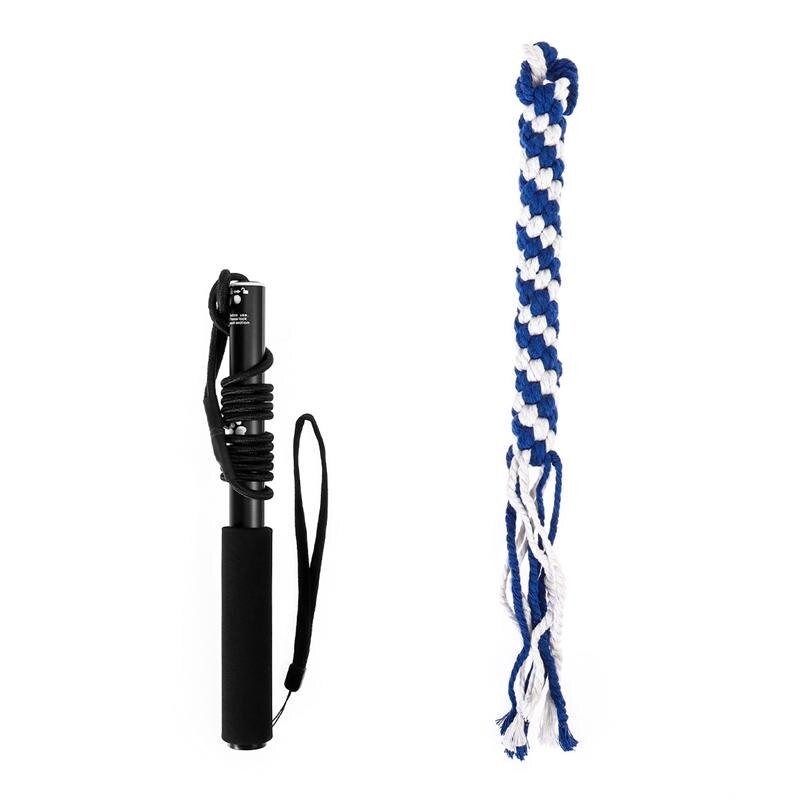Interactieve Hond Speelgoed Uitschuifbare Flirt Pole Funny Chasing Staart Teaser En Exerciser Voor Huisdieren Telescopische Grappige Hond Stok