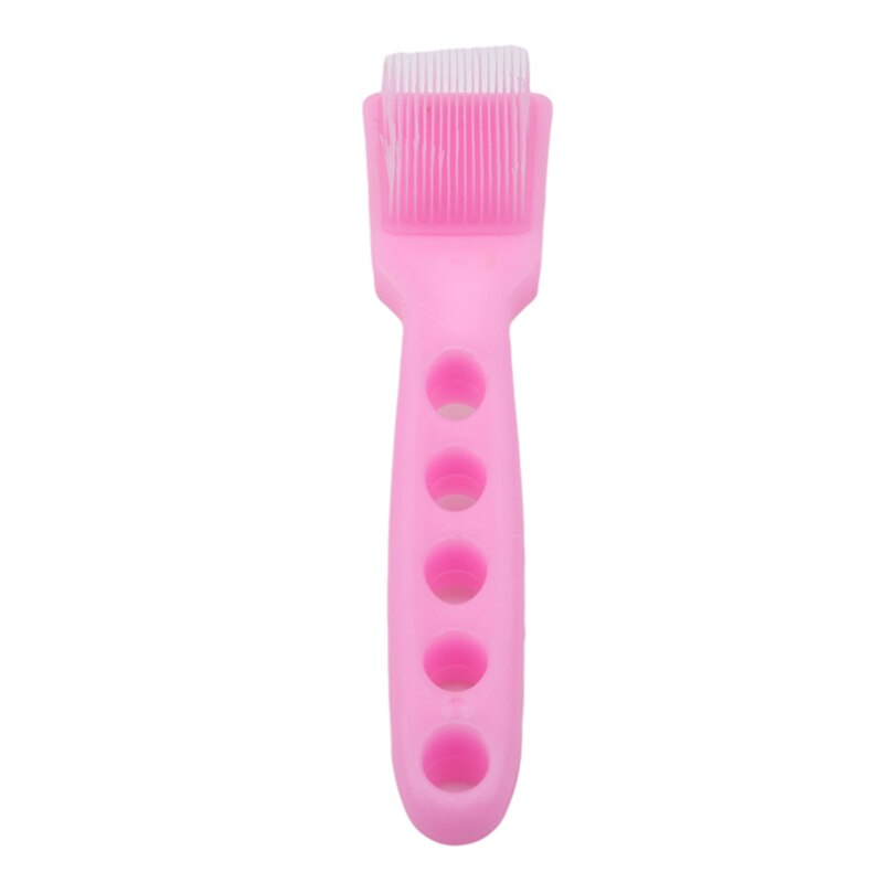 Cepillo de limpieza multifuncional con mango para frutas y verduras, herramientas de cocina, fácil de limpiar, utensilios para el hogar: Rosa