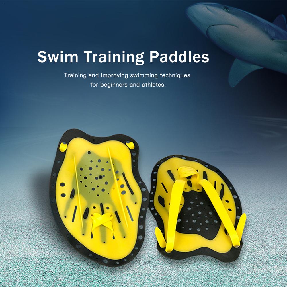 1 paar Schwimmen Handschuhe Aquatische Fitness Wasser Widerstand Aqua Fit Paddle Training Handschuhe für Erwachsene Kinder Anfänger