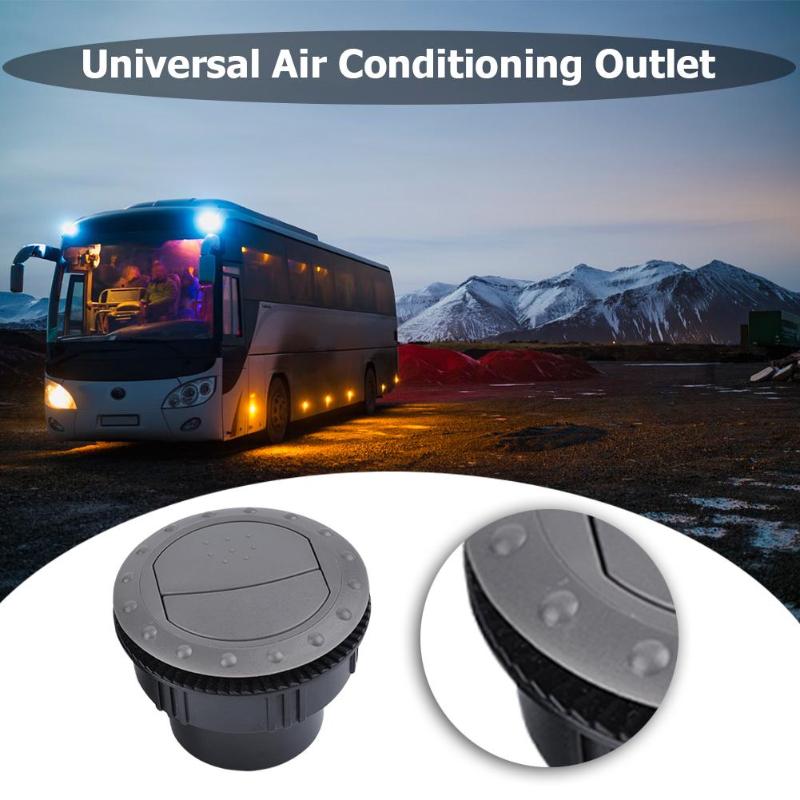 60mm abs bil rv atv a/c udluftning luftudløb åben roterende aircondition ventilationsudløb indvendig rund loft bil udskiftning