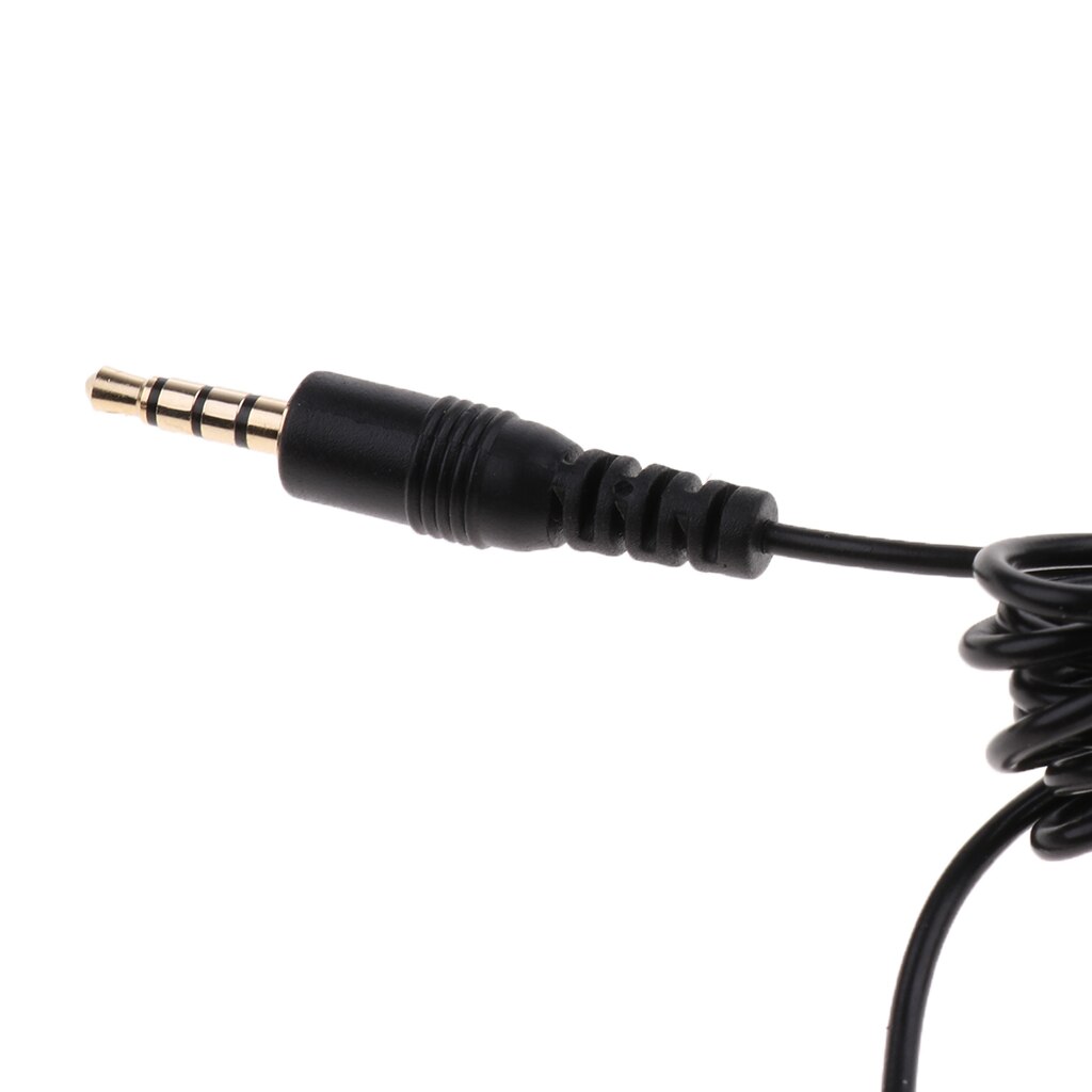 Durable High Sensitive 3.5mm Plug Tie Lapel Lavalier Clip-on Microphone Set