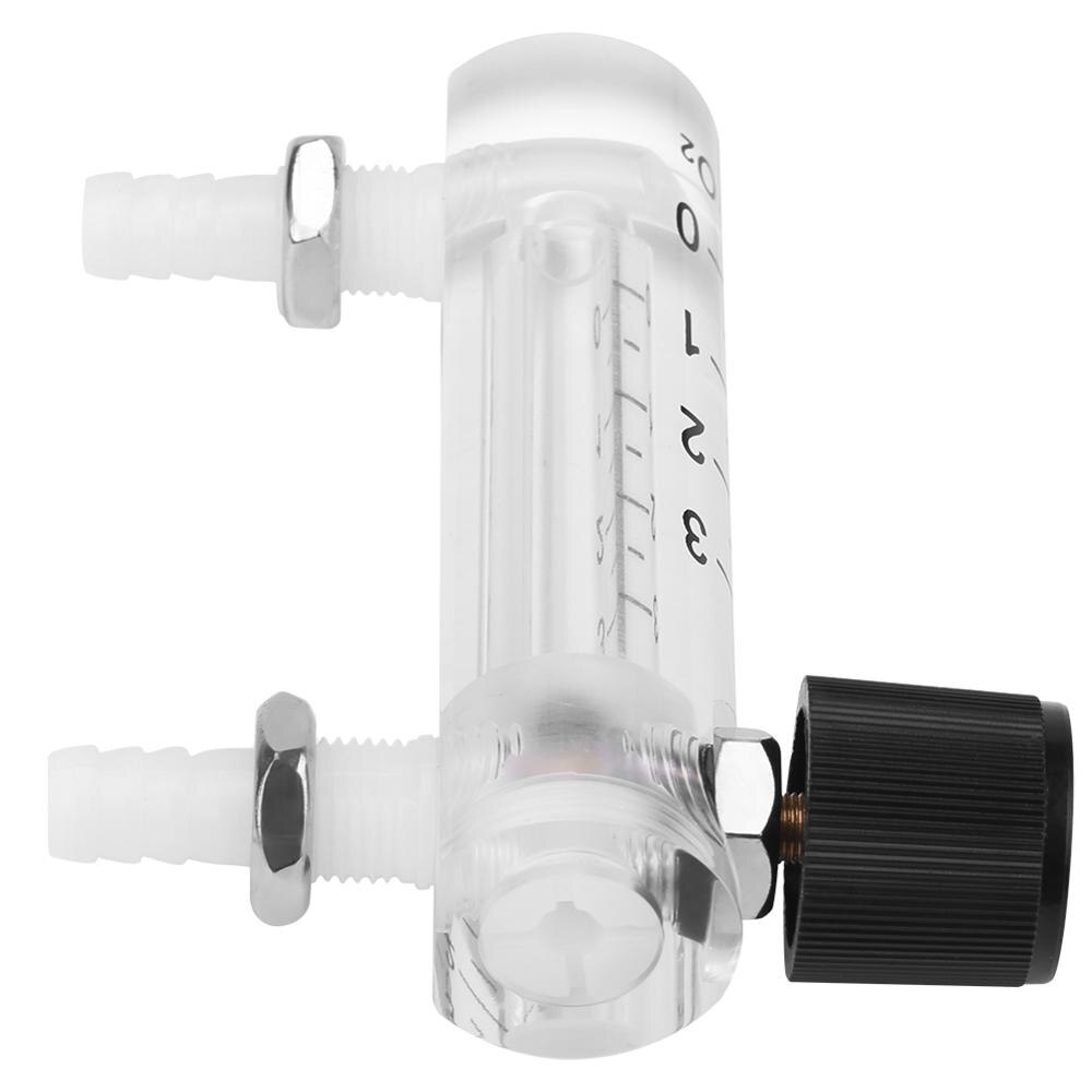 1Pc 8Mm Barb Zuurstof Flowmeter Gas Flow Meter 0-3LPM Pm Gas Meetinstrumenten Indicator Teller Met Controle valve