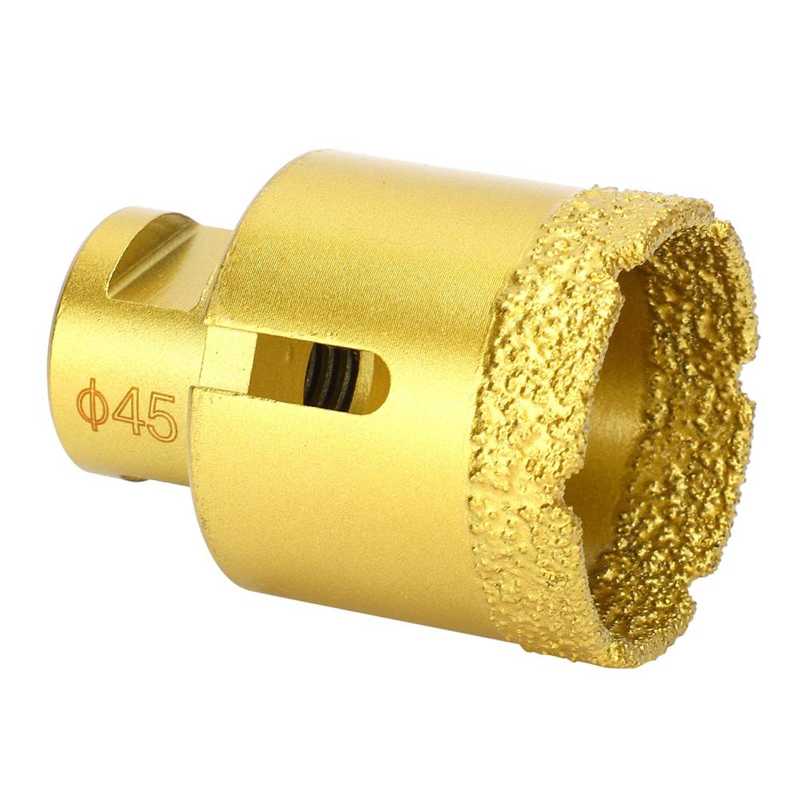 safety gloves gardening gloves Hole Saw Brazing Drill Bit Drilling Marble Concrete Opener Tools 45mm gloves garden