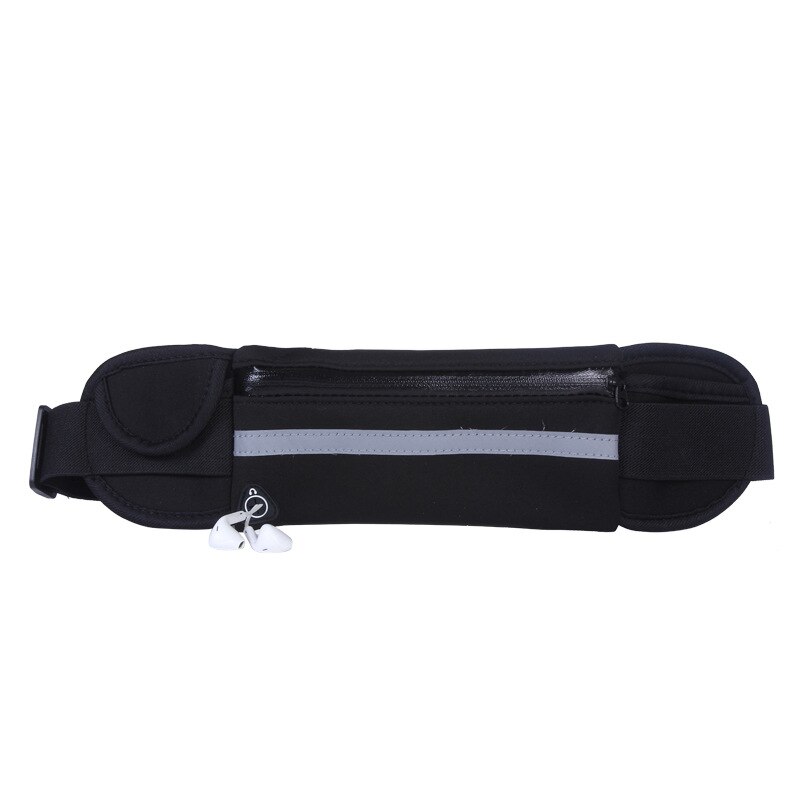 mini fanny pack for women Portable convenient USB waist pack Travel multifunctional waterproof phone belt bag 192: Black