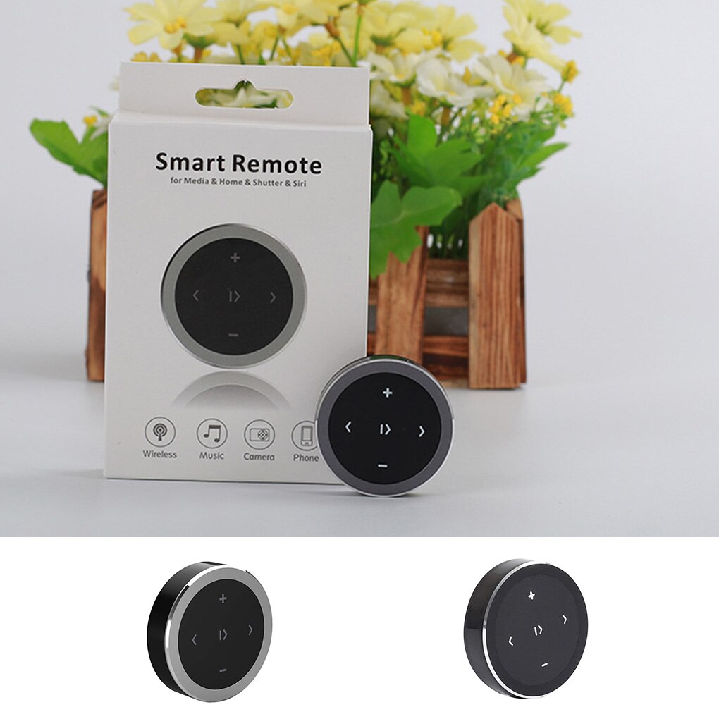 Wireless Bluetooth Remote Control Car Steering Wheel Media Button Mobile Phone Controller