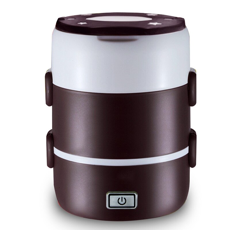 Frilæsning 200w magt , ac220-240v 50-60hz, 1.2 lkapacitet mini ris komfur, opvarmning frokost, elektrisk opvarmning madkasse: Chokolade