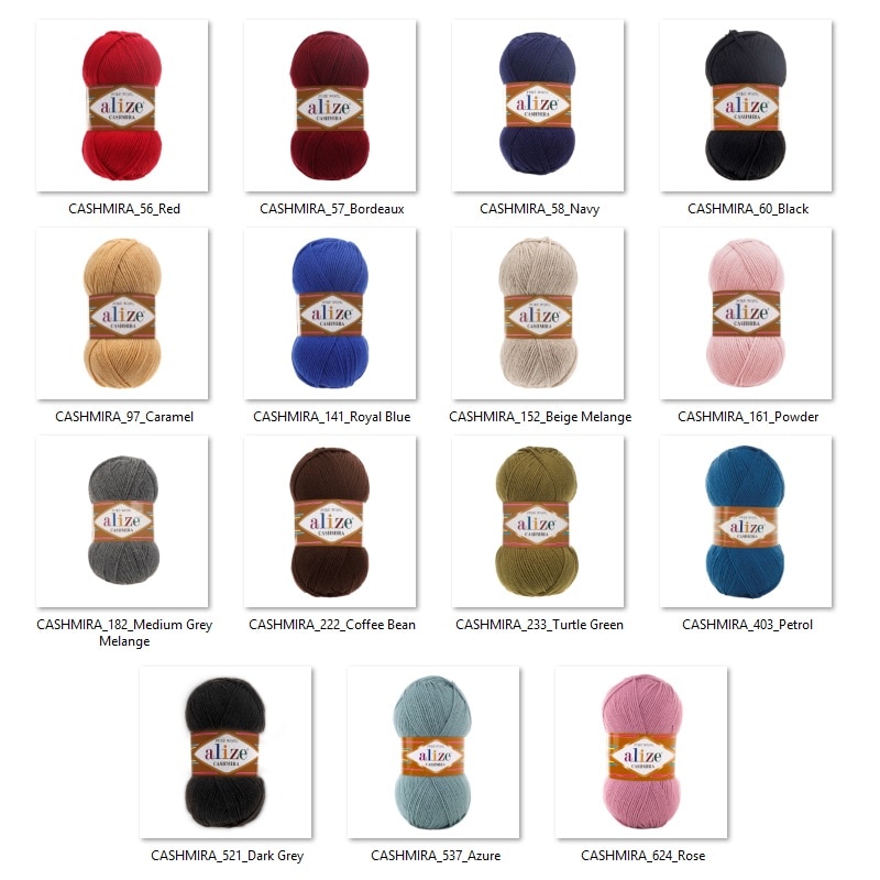 Alize Cashmira Garen 100gr-300mt % 100 Wol Diy Breien Haak Wrap Beanie Trui Deken Kids Volwassenen Knitwears Kasjmier