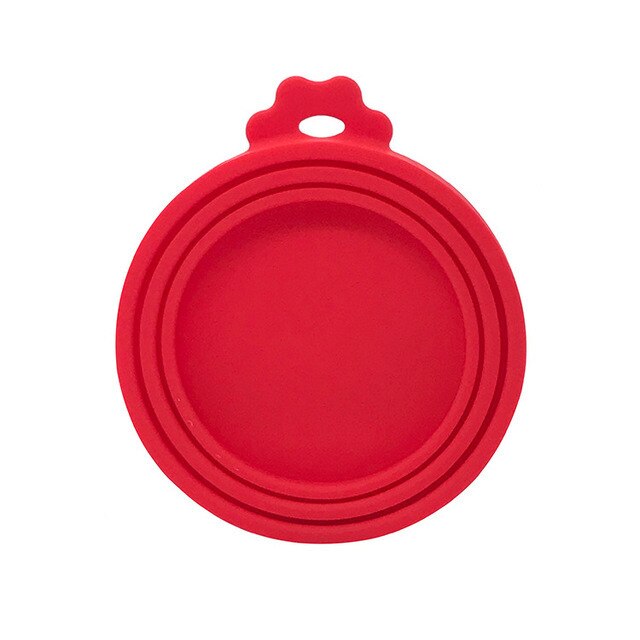 Couvercle de canette en Silicone pour animaux de compagnie, couvercle de nourriture scellé, couvercle de boîte de rangement pour chien et chat, capuchon supérieur réutilisable, santé, fournitures d&#39;utilisation quotidienne pour animaux de compagnie: 01