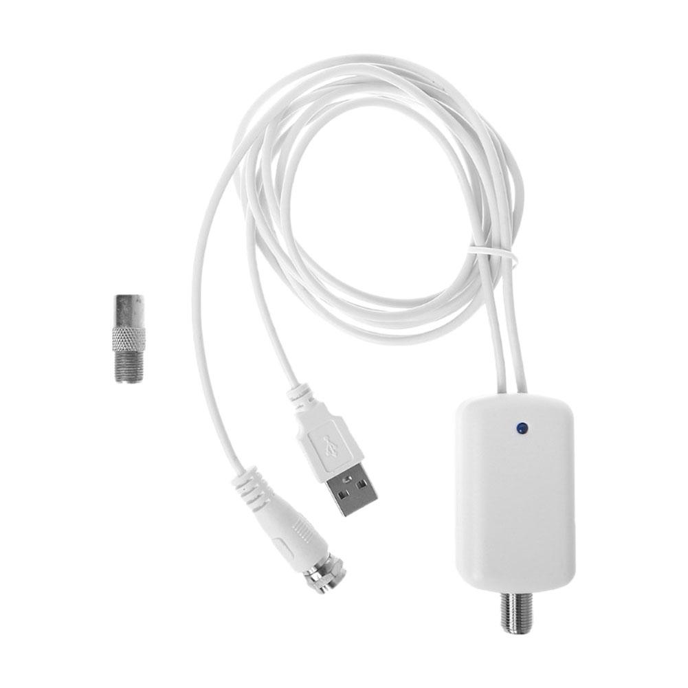 Amplificatore per antenna Amplificatore HDTV professionale 4K Amplificatore di segnale a basso rumore Antenna TV Antenna digitale per amplificatore di segnale TV: WHITE