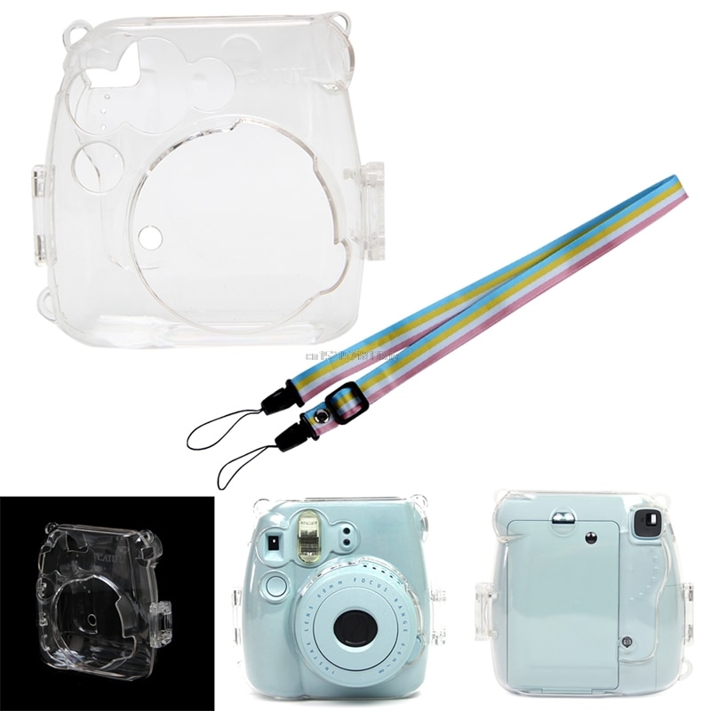 Transparante Plastic Camera Shell Case Cover Tas Voor Fuji Fujifilm Instax Mini 8