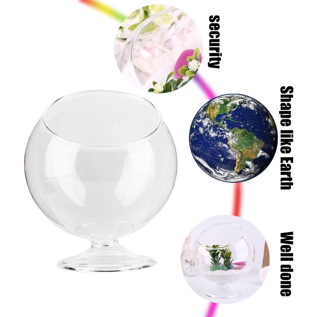 Home Deco Hydroponic Aquarium Fish Glass Vase Tank Plant Container Terrarium Popular