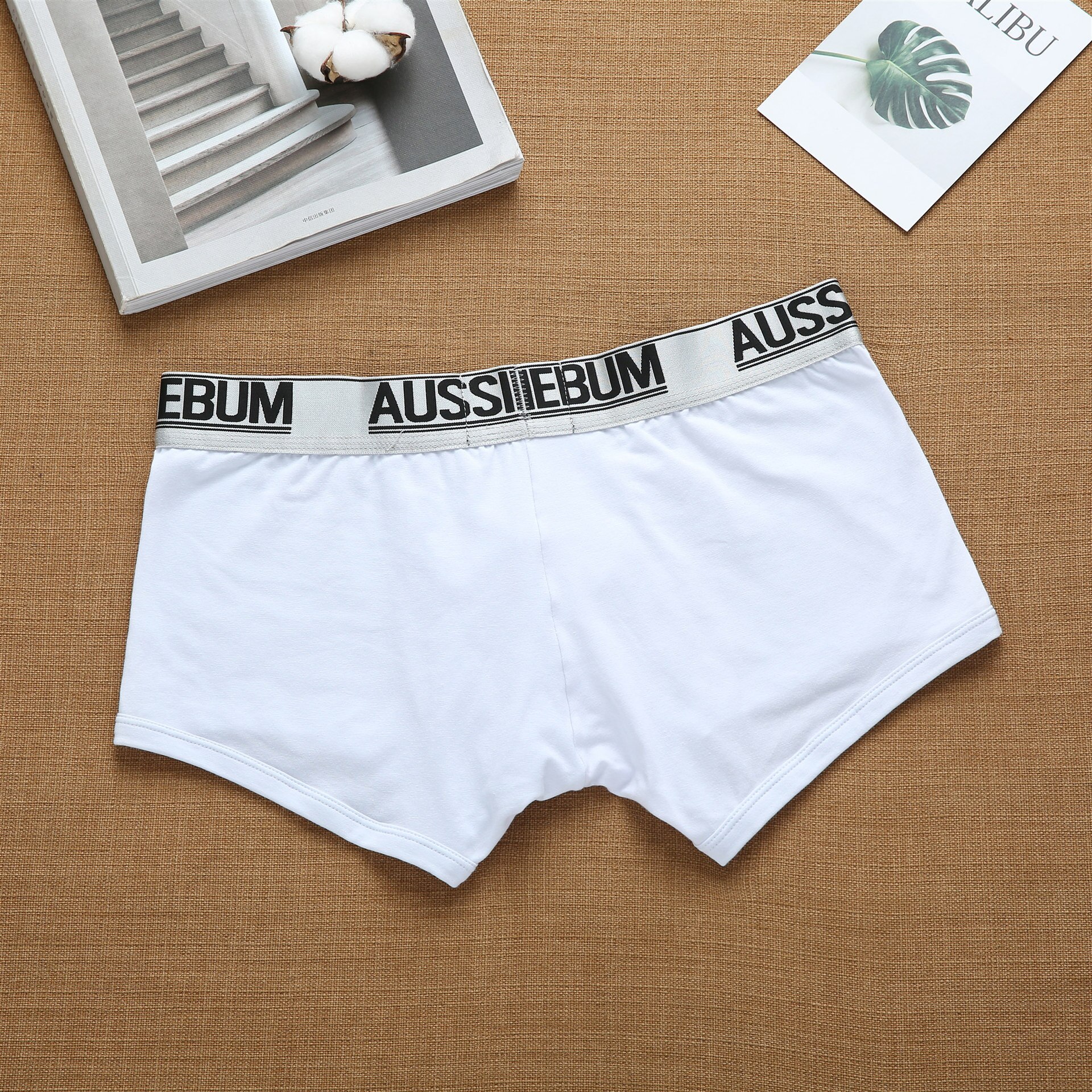 Aussiebum – Boxer en coton pour homme, sous-vêtement Simple, confortable, respirant et extensible