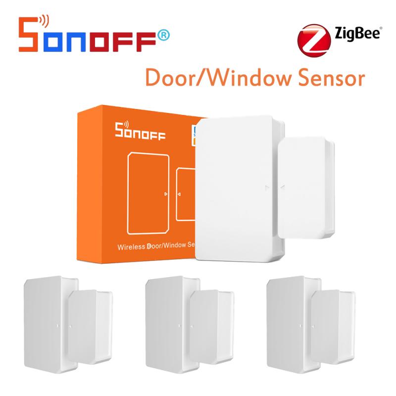 Sonoff SNZB-04 Deur En Raam Sensor Zigbee Deur Open / Close Detecteren Alarmen Kennisgeving Via Ewelink App Ondersteuning Ifttt Zbbridge