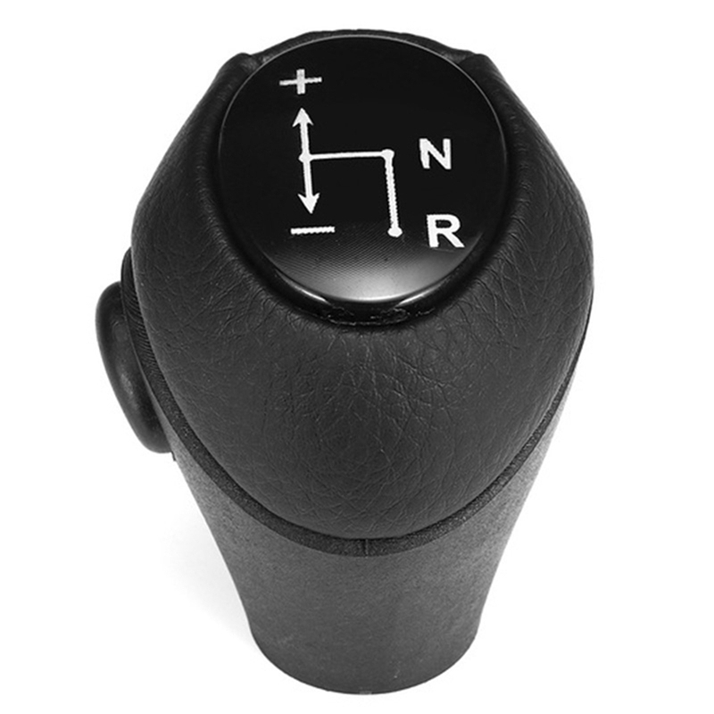 Perilla de engranaje de coche, pomo automático, Funda negra para Mercedes Benz Smart Fortwo 450 451 Smart Roadster 452