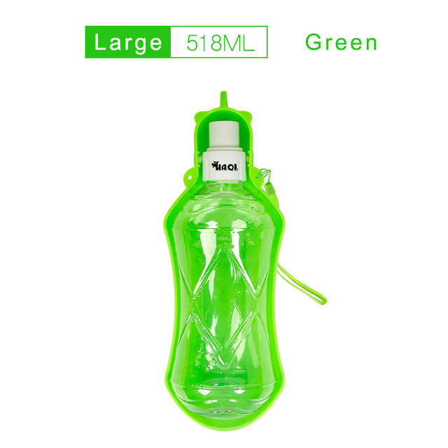 Bouteille d'Eau Pliable en Plastique pour Chien et Chat, Filles de Voyage pour Chiot, Tasse d'Extérieur, Distributeur, 280, 518ml