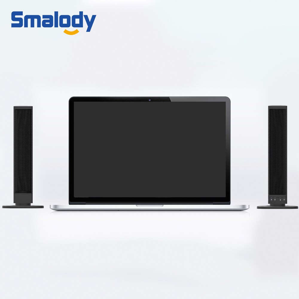 Smalody Afneembare Bluetooth Luidspreker Stereo Computer Soundbar Usb Tf Aux 20W High Power Tv Luidspreker Home Theater