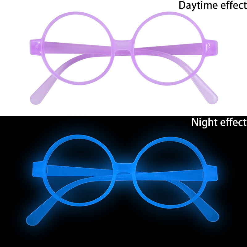 1/2/6/10 Pcs Luminous Glasses Glow Sunglasses With Light Neon Fluorescent Decorative Bar Party Adult Kids Birthday Props: S / MULTI