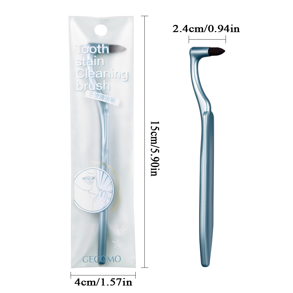 Orthodontic Interdental Brush Toothbrush Stain Eraser Sponge Remove Tartar/Tea/Smoke Stains Oral Care Tools Tooth Stain Cleaing: green