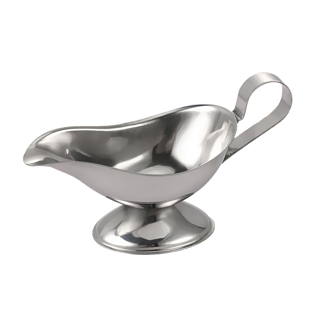 Stainless Steel Steak Sauce Gravy Dressing Boat Sauce Cup Seasoning Jug