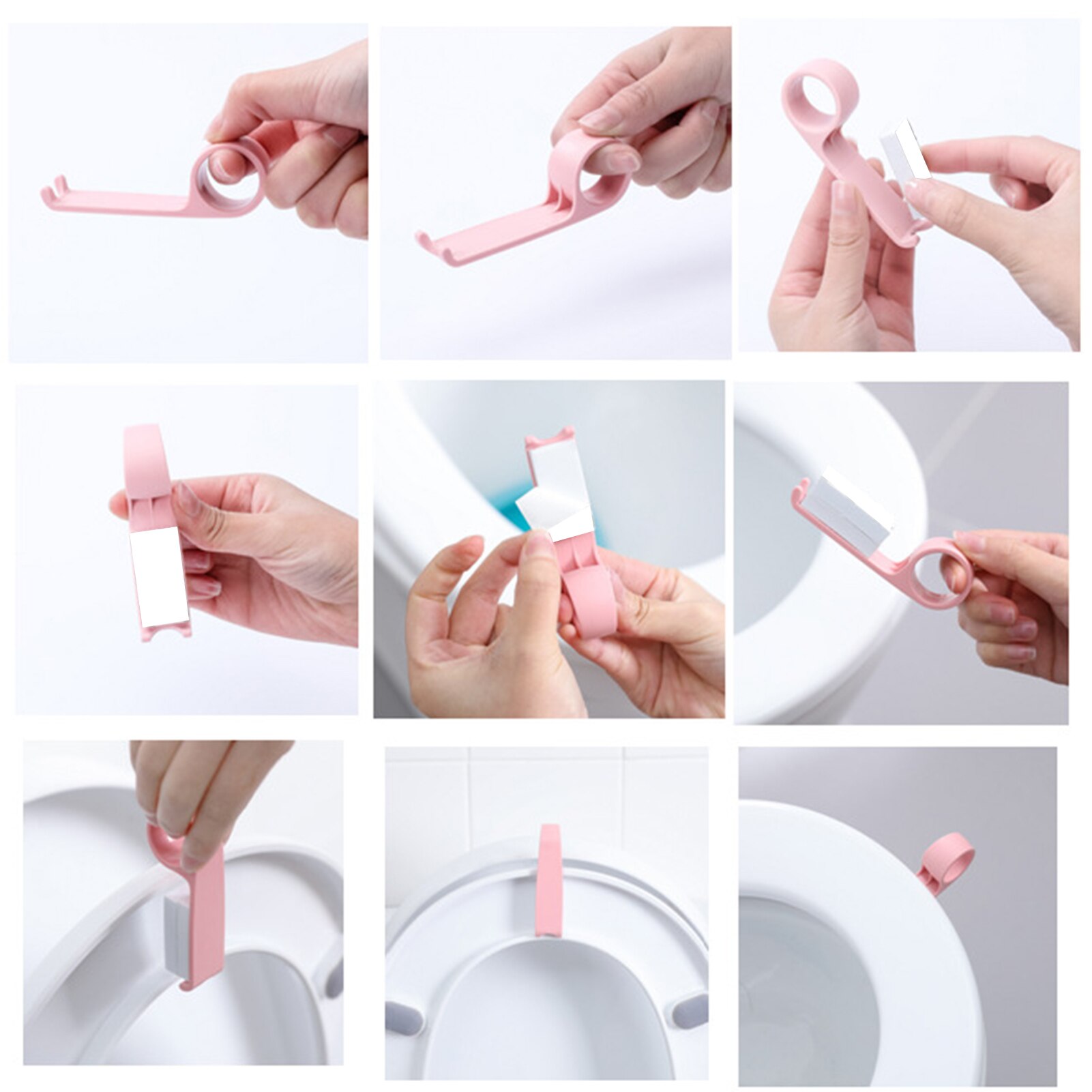 Przenośny anty-brudny sedes sanitarny pokrywa narzędzie robić podnoszenia klapa sedesu uchwyt podnośnik akcesoria łazienkowe gadżety