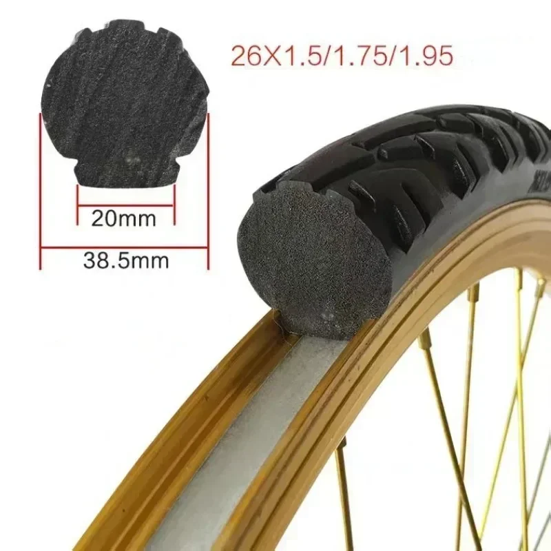Massivt cykeldæk 20/24/26 tommer  x1.50/1.95/1 cykeldæk massivt dæk 26 tommer mtb-dæk 3/8 stiksikkert mtb-dæk til racercykel