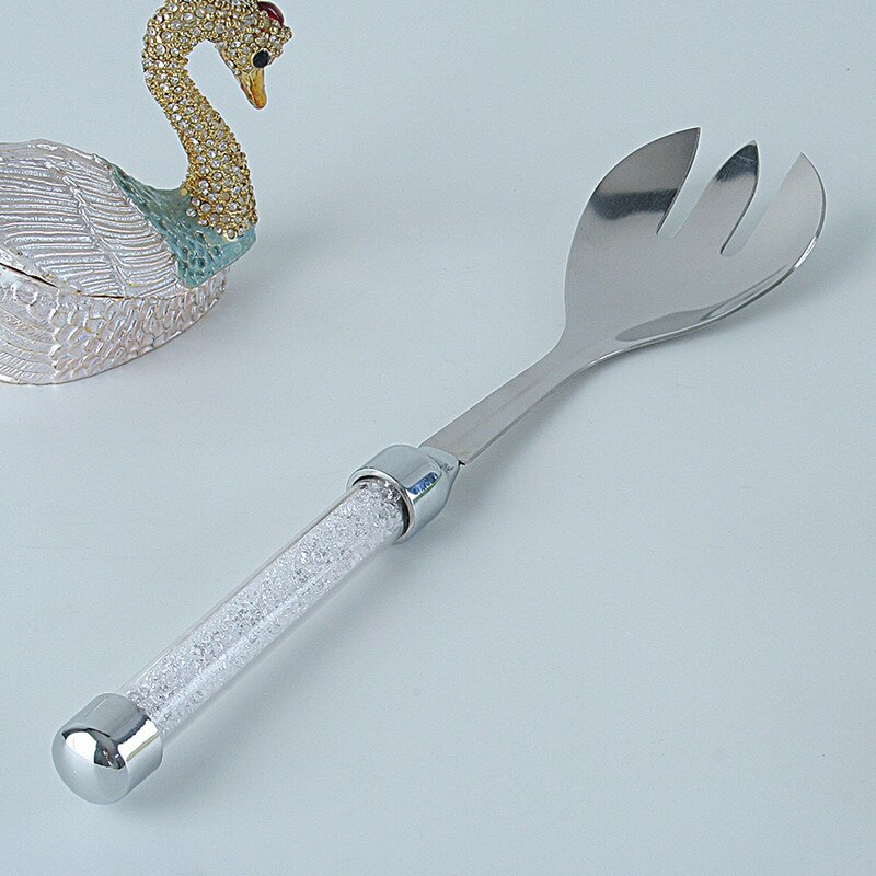 Oh Trend-Utensilios de cocina de cristal creativos para servir ensalada, juego de mesa para boda, juego de cena