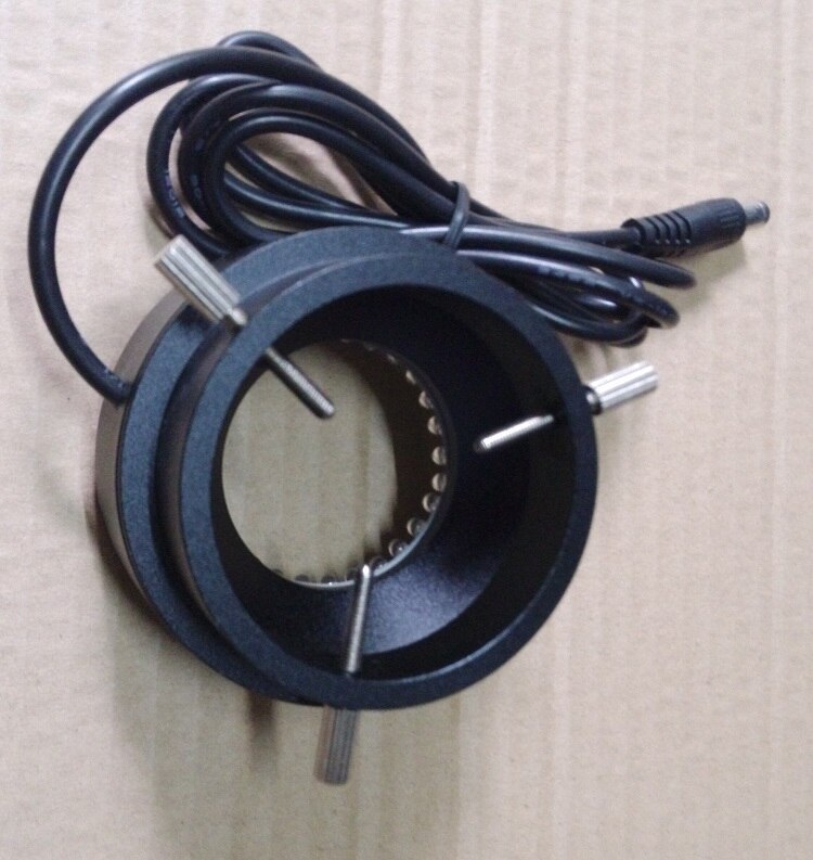 Industrial CCD Vision Light Source Microscope Ring LED Lamp Machine Vision Light Source Internal Diameter 50mm 96 Lamp