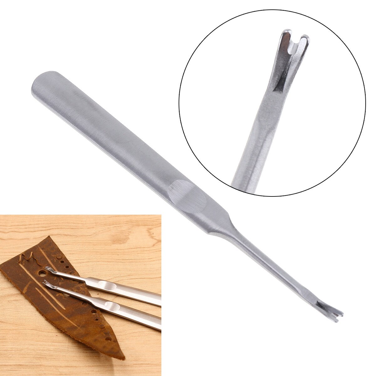 95mm 113mm 116mm 118mm vu tyyppinen nahkainen askartelutyökalu leikattu ohut nahka veitsi uran reuna viistotyökalu