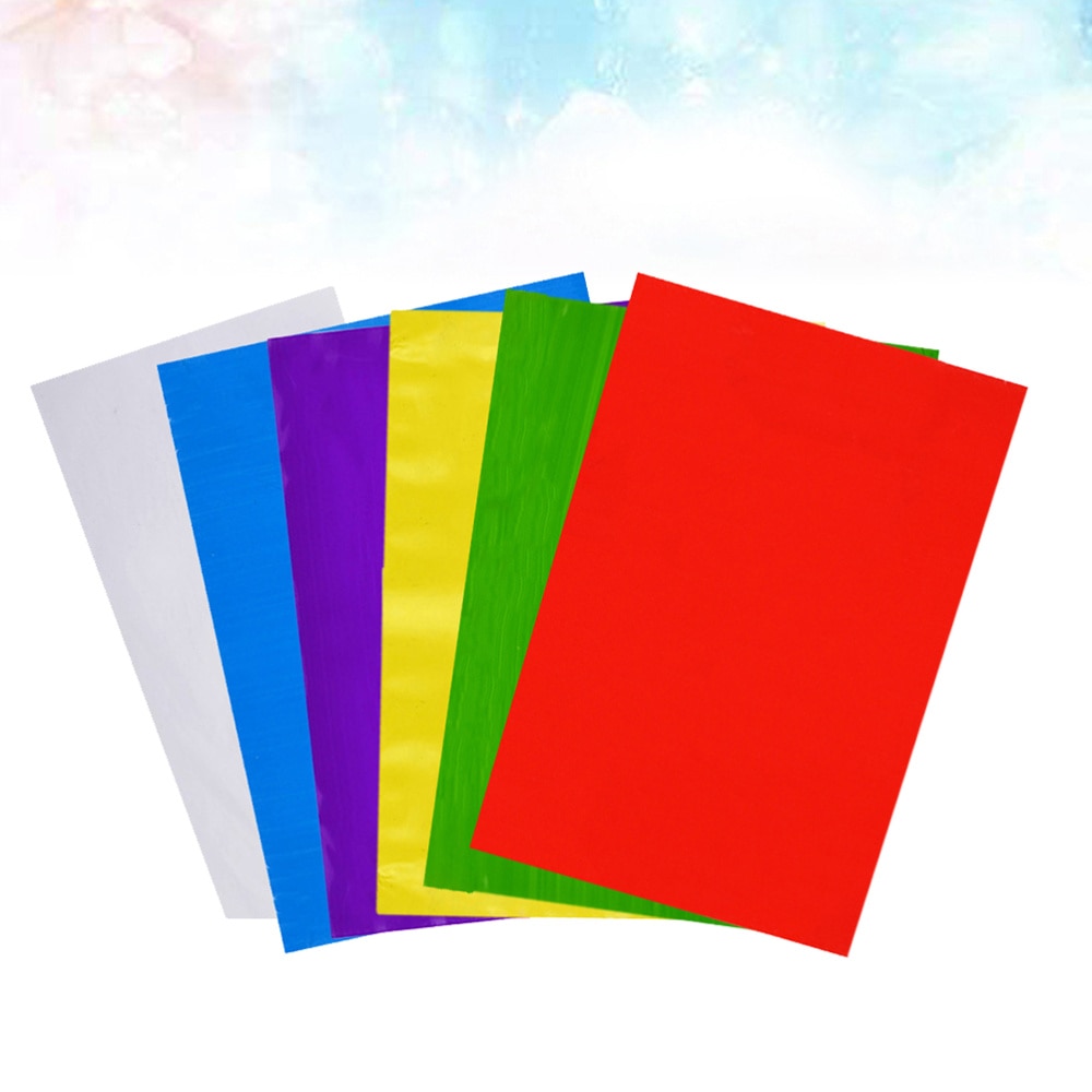 Cellophane Roll 100 Sheets Transparent Paper Colorful Sugar Packing Nougat Candy Baking Paper Kindergarten DIY Stuff