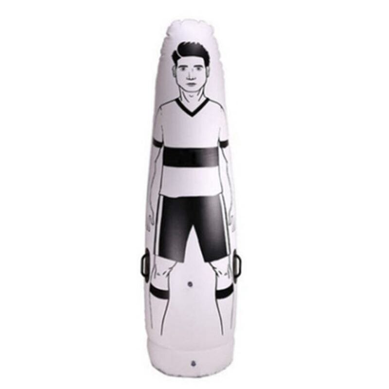 Adults Children Inflatable Football Training Goal Keeper Tumbler Portable Air Soccer Train Dummy Goalkeeper for Outdoor
