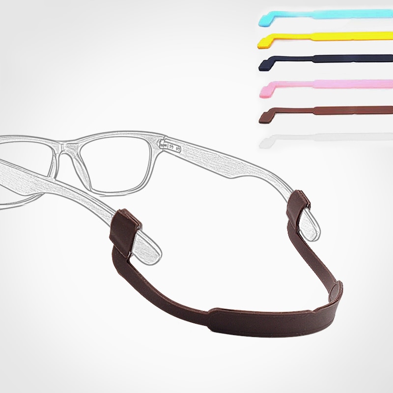 High Elastic Anti Slip Sets Silicone Sport Sunglasses Strap Glasses Ear hook Cords Eyeglasses Chain Cord Holder String Ropes