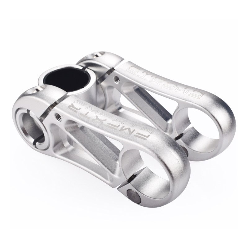 Fiets Riser Stuurpen 360 Graden Mbt Fiets Stuur Kraan 31.8 Hoogte Increaser Uitgerust Stuur Modificatie Verhogen Stem: silver