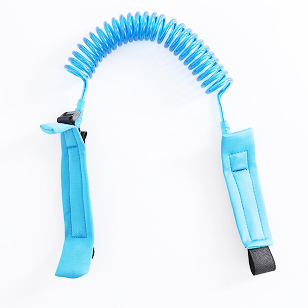 Harnais de sécurité enfant laisse Anti perte réglable lien de poignet Traction corde bracelet ceinture bébé enfants pour enfant en bas âge: Bleu
