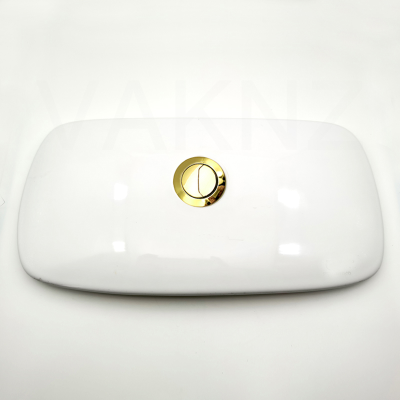 Dual Flush Toilet Tank Gold colour Button Round shape Toilet Push Button Bathroom Accessories 38mm