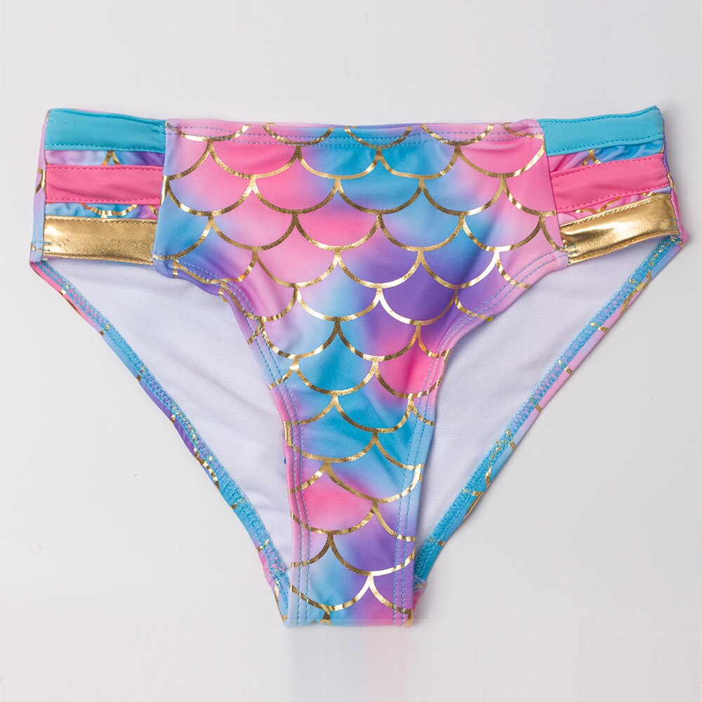 2pcs Bikini Girl Set Children Mermaid Pattern Swimwear Baby Cartoon Biquini Infantil Girls Swimsuit Kids Beach Wear Bathing Suit