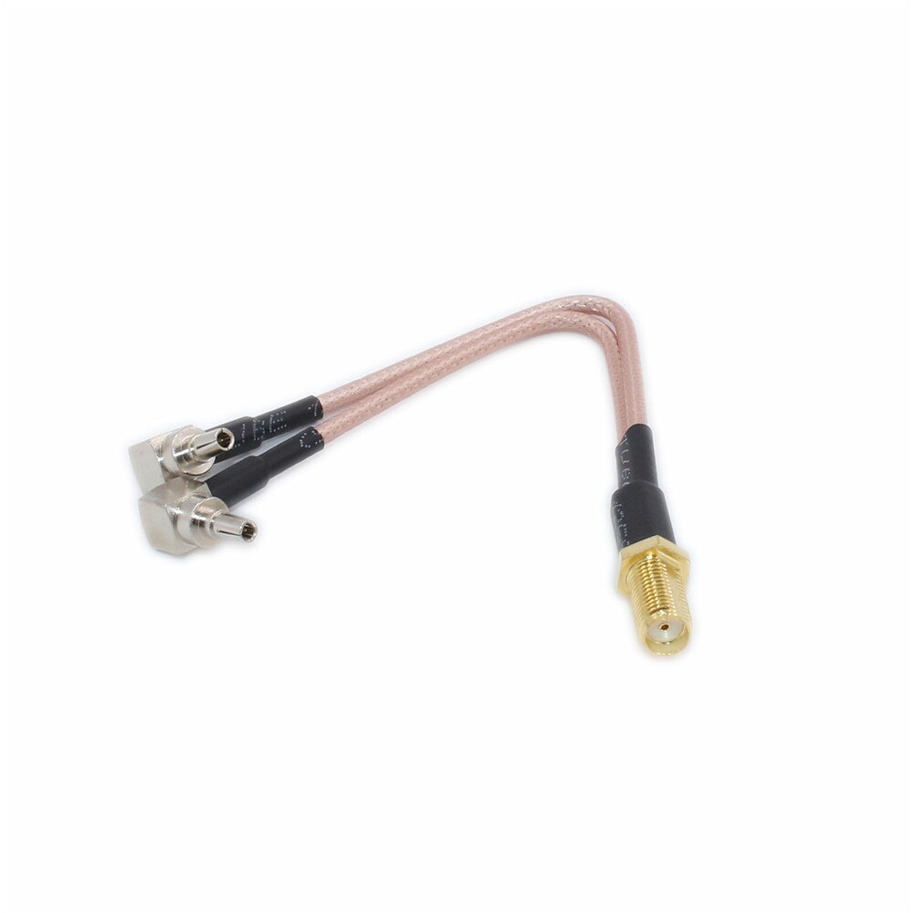 SMA femelle à CRC9/TS9/SMA/RP-SMA connecteur mâle adaptateur séparateur combineur RF Coaxial câble de queue de cochon RG316 pour les antennes de routeurs